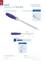 INSTRUMENTS CATALOGUE INTERBODY FUSION CAGES VENTOTENE SCREW & ROD SYSTEM-14