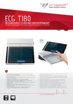 Resting electrocardiograph ECG T180