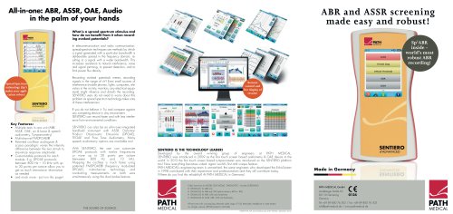 ABR and ASSR screening made easy and robust!