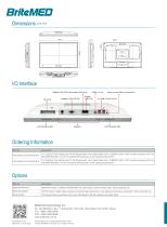 BriteMED Modality Panel PC POCi-W22C - 3