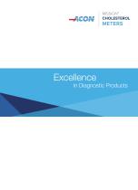 Excellence in Diagnostic Products - 1