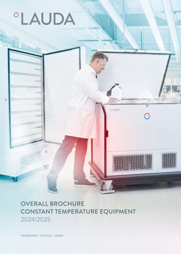 Overall brochure constant temperature equipment 2024/2025