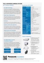 GP-UH332 3MOS 2K Camera Brochure - 2