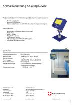 Animal monitoring and gating device-2