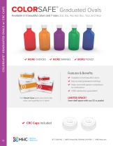 ColorSafe® Vials, Ovals & Ointment Jars-12