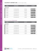 ColorSafe® Vials, Ovals & Ointment Jars-18