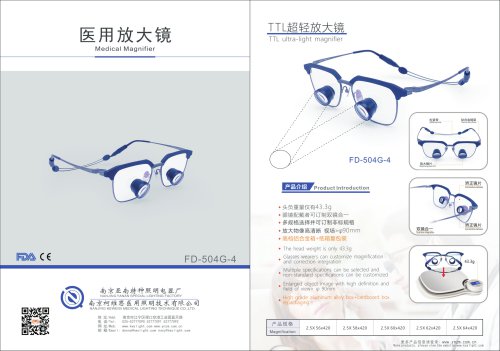 FD-504G-4  TTL ultra-light loupe