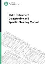 KNEE Instrument Disassembly and Specific Cleaning Manual - 1