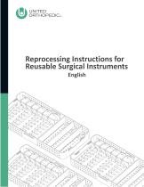 Reprocessing Instructions for Reusable Surgical Instruments - 1