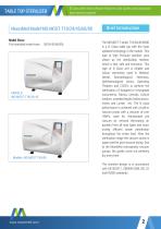 Table Top Sterilizers T-SERIES B CLASS-2