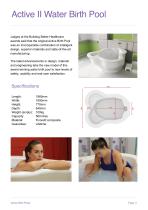 Award winning water birth pools from Active Birth Pools est. 1987-11