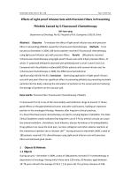 Effects of Light-proof Infusion Sets Using Precision Filter in Preventing Phlebitis Caused by Fluorouracil Chemotherapy - 1