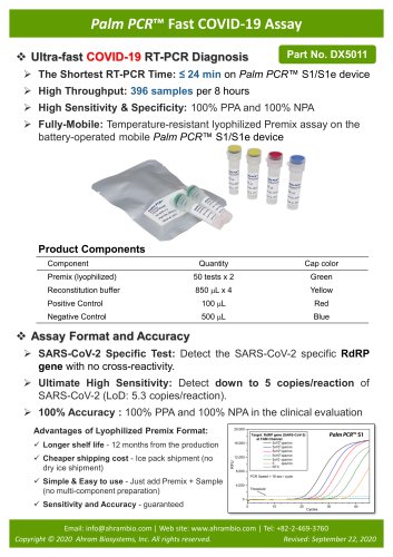 Palm PCR™ Fast COVID-19 Assay