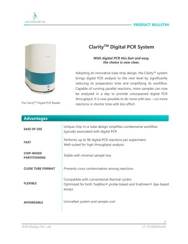 ClarityTM Digital PCR System