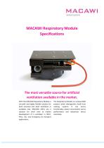 MACAWI Respiratory Module  Specifications - 1