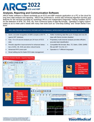 ECG & ABPM Data Analysis Software