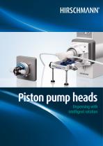 Piston pump heads - 1