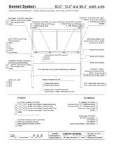 Gemini System Specification Sheet: 60″, 72″, 96″ width - 1