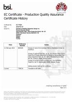 MDD/93/42 EC Certificate and NB’s Confirmation Letter for extension according to (EU) 2023/607-8
