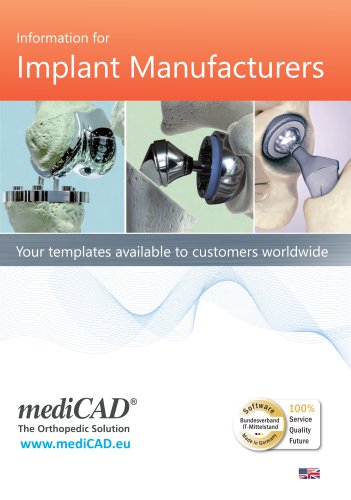 mediCAD manufacturer Brochure