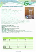 clear acrylic round vacuum chamber - 1