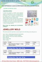 High Performance Liquid Silicone Resin for Jewellery Mold Making - 1