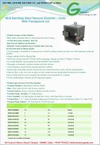 stainless steel Vacuum Chamber Cube - 1