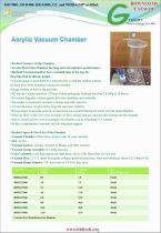 Vacuum Degasser Transparent Cylinder - 1