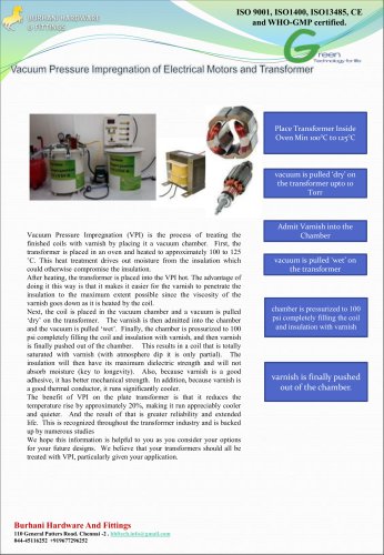 vacuum impregnation of Electrical Motors and Trasnformer