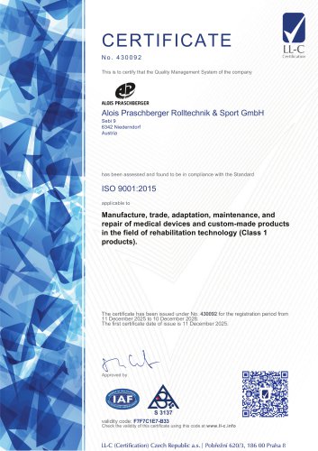  ISO Certificate