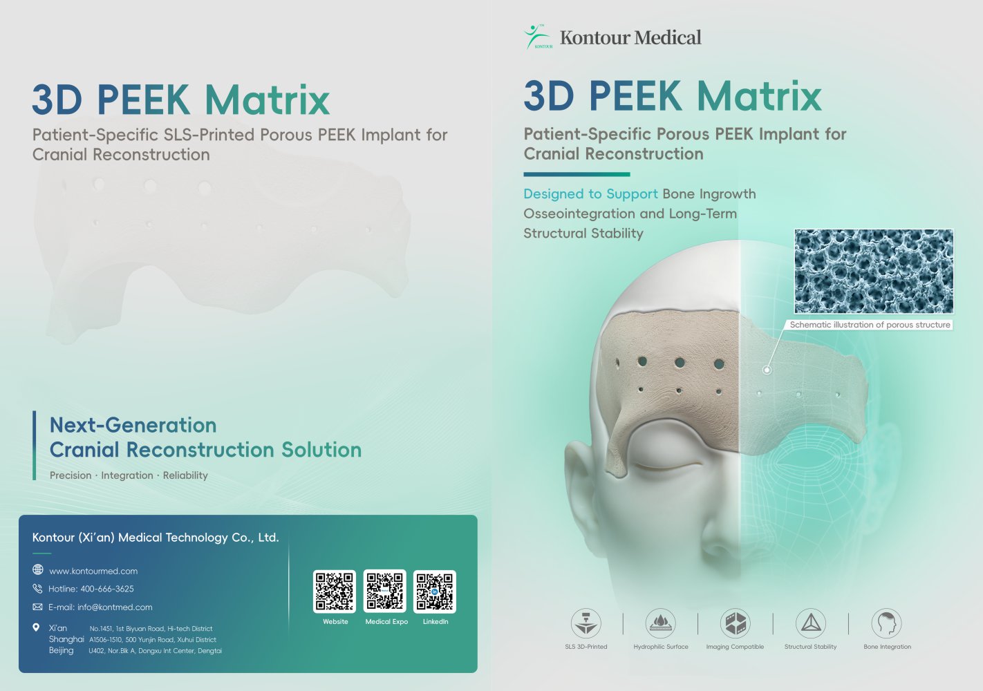 3_Brochure EN_print_3D PEEK Matrix_2026 - Kontour Medical Technology