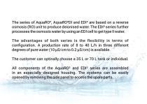 Water Purification System AquaRO² & EDI-4
