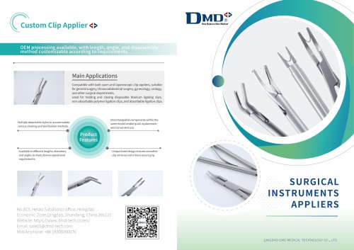 Appliers, POLY-LOK Remover, POLY-LOK Open Appliers, POLY-LOK Endo Appliers,TIGA-LOK Open Applier,TIGA-LOK Endo Appliers, LIGA-LOK Open Appliers, LIGA-LOK Endo Appliers,POLY-LOK Endo Appliers