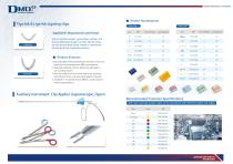 DMD Medical Ligating Clips(Ti)  LIGA-LOK, TIGA-LOK-2