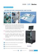 operating lamp,LED surgical light / ceiling-mounted / with control panel,TECHARTMED - 2