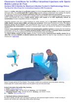 Cleanroom Conditions for In-Office Intravitreal Injections with Operio Mobile Laminar Air Flow