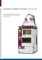 Ion Chromatography System S 150 Series - 12