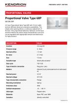 Proportional Valve Type 68P-1