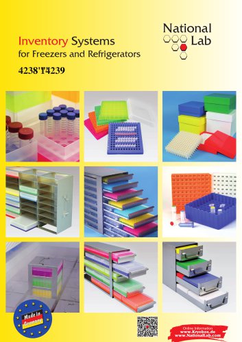 National Lab Inventory Systems for Freezers and Refrigerators