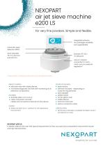 NEXOPART air jet sieve machine e200 LS-1