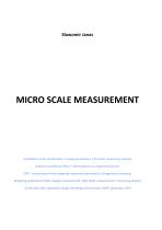 Micro scale measurement - 2