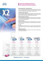 X2 The new series of laboratory balances - 2