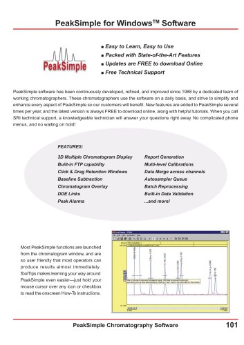 PeakSimple for WindowsTM Software