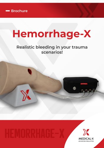 Hemorrhage-X Bleeding Pump for Hemorrhage-X Simulation