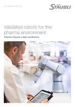 Validated robots for the pharma environment-1