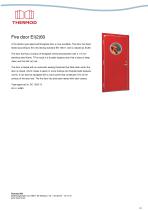 Fire door EI(2)60-1