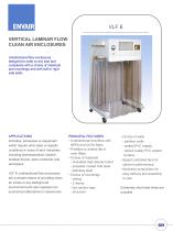 VLF E vertical unidirectional (laminar) airflow enclosures - 1