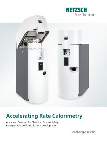 Accelerating Rate Calorimetry