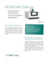 Differential Scanning Calorimetry – DSC 300 Caliris® Series-4