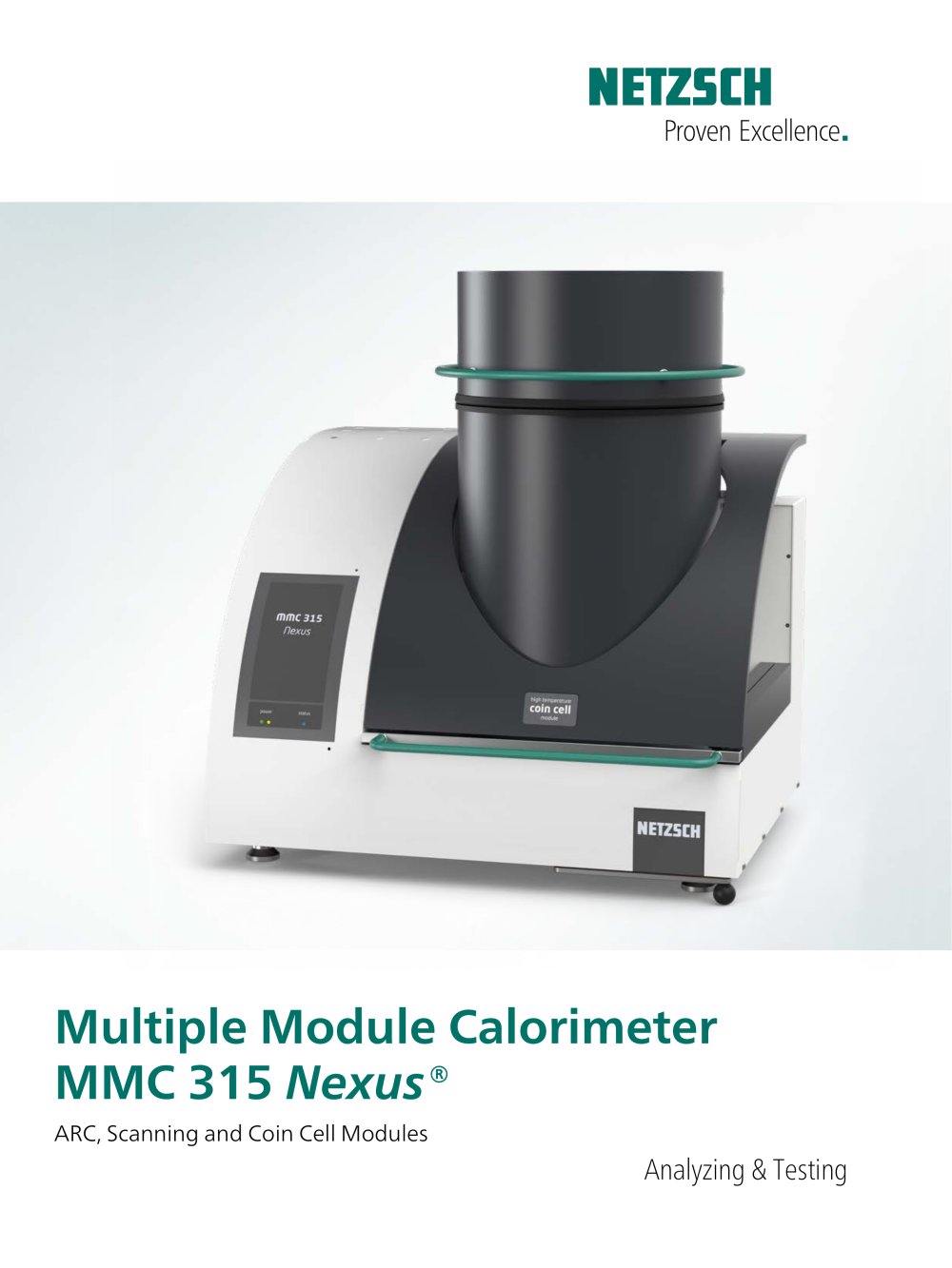 Multiple Module Calorimeter MMC 315 Nexus&reg; - NETZSCH Analyzing & Testing